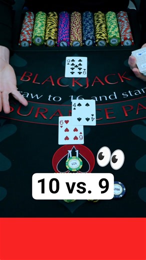 10 vs. 9 in Blackjack ➡️ Do YOU Know 🤔