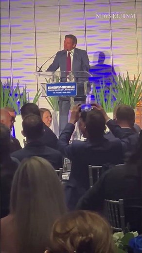 Florida Gov. Ron DeSantis speaks at ERAU centennial gala