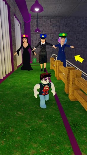 Escape from Wednesday😱 #roblox #shorts