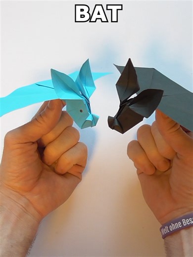 DIY PAPER BAT ORIGAMI