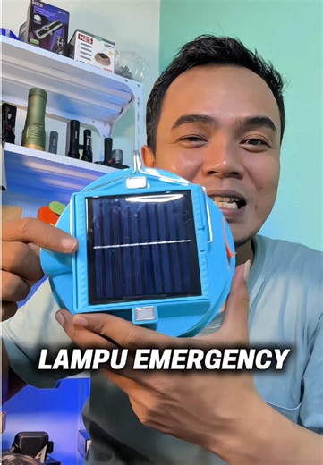 Solusi mati lampu 7 hari 7 malam, pakai lampu emergency solar panel ufo ini. Bisa dicas pakai cahaya matahari bisa jg pakai USB tipe C #lampuemergency #lampuufo #lampusolar #lampusuperterang #matilampu