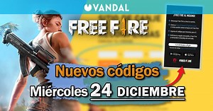 FREE FIRE MAX | Códigos de hoy miércoles 24 de diciembre de 2025 - Recompensas gratis