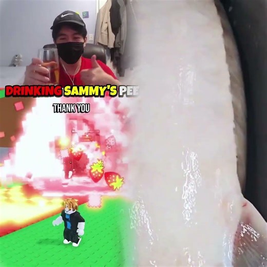 DRINKING SAMMY'S PEE #roblox #stealabrainrot #robloxshorts #robloxedit #robloxmemes