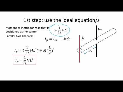 Physics 01 Module 07 Example 02 Parallel Axis Theorem
