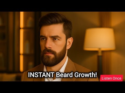 Grow Beard & Mustache Faster | Thicker, Fuller, Ideal Color Subliminal (1 Listen, Instant Results)