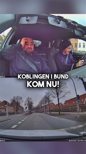 Første gang bag rattet i manuel bil🙏🏽🔥 #godtkørt #skolevogn #læring #mrdrive #køreskole