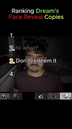 Ranking The Best Dream's Face Reveal Copies. The Last One Gone INSANELY WRONG