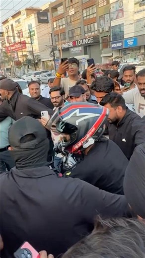 @jattprabhjot meet up indore public reaction #viral #jattprabhjot #hayabusa #shorts