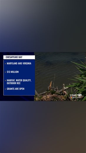 The U.S. Fish and Wildlife Service and the National Fish and Wildlife Foundation announced $6.9 million in funding through the Chesapeake Watershed Investments in Landscape Defense (Chesapeake WILD) Program to support 33 partner-led conservation projects in the Chesapeake Bay watershed. The grants will generate $6 million in matching contributions, bringing the total investment to nearly $13 million. | CoastTV News