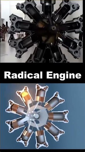 The Incredible Radial Engine Mechanism Explained! ✈️⚙️ | GearSnap #short