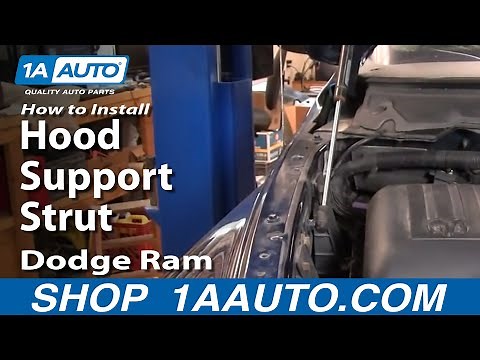 How to Replace Hood Lift Supports 02-07 Dodge Ram 1500