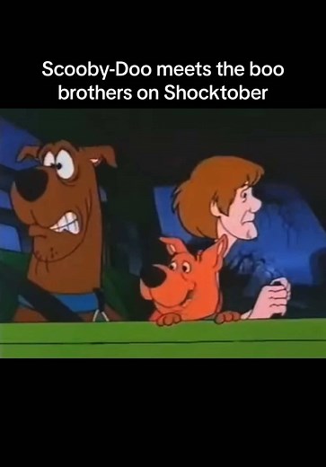 Scooby-Doo meets the boo brothers on Shocktober #nostalgia #throwback #halloween #scoobydoo #90skid