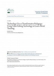 Technology Use as Transformative Pedagogy: Using Video... (PDF)
