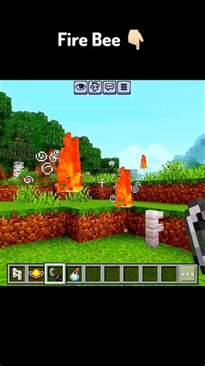 How to Get FIRE BEE in Minecraft 🔥🐝 (Secret Trick!)