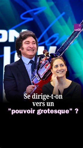 Donald Trump, Javier Milei, Elon Musk... Quelle influence la mise en scène du pouvoir grotesque produit-elle sur les citoyens ? Dans ses cours de 1974-1975 au Collège de France sur "Les Anormaux", le philosophe Michel Foucault soulignait déjà l'existence d'une "souveraineté grotesque", présente dès l'Antiquité et qui pourrait être définie comme "la force qui se donne en spectacle". 🎧 La philosophe et psychanalyste Cynthia Fleury était l'invitée des "Matins de Culture" pour analyser cette notion