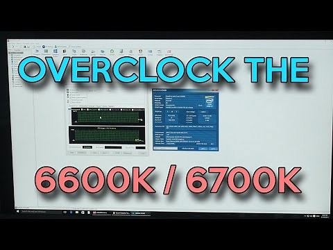 How To OVERCLOCK the i5-6600k / i7-6700k For Beginners