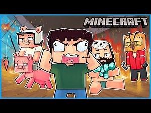 The server was lagging so we just pissed off Nogla the whole time... Minecraft ep 4
