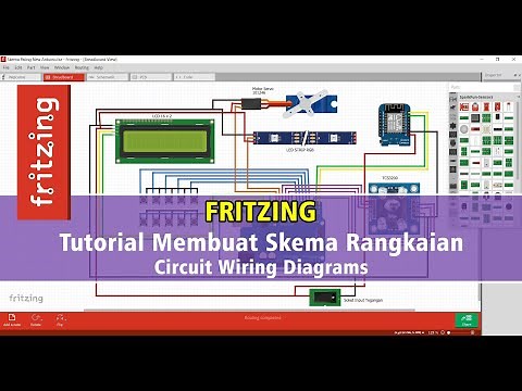 Membuat Skema Rangkaian di Fritzing & Include Library || Wiring Circuit Diagrams by Fritzing.org