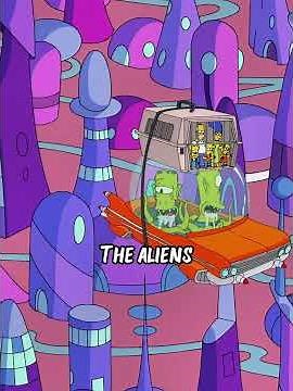 The Simpsons got abducted by aliens