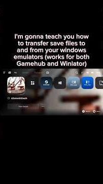 How to transfer save files to and from windows emulators on android