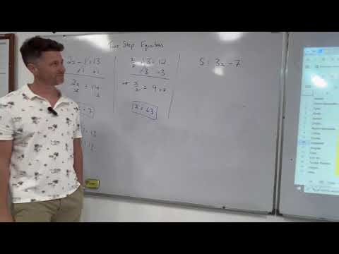 How to Solve Two Step Equations