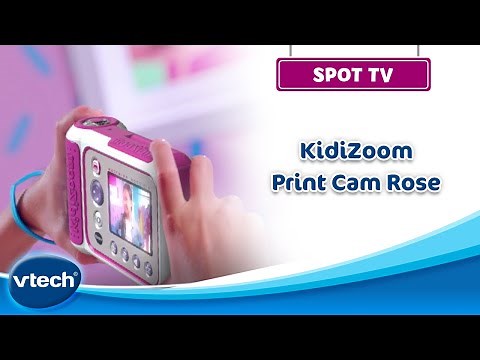 Kidizoom Print Cam Rose - Appareil photo & vidéo HD, dès 5 ans | VTech