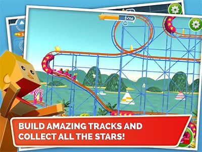 Rollercoaster Creator Express 🕹️ Online Game | Gameflare.com