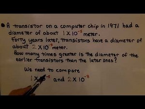 8th Grade Math 2.3e, Comparing Very Small Numbers in the Real World, Scientific Notation