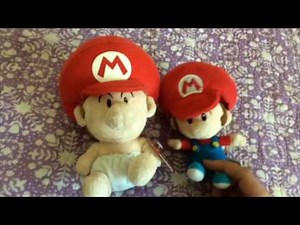 SK Japan 2006 Baby Mario With Diaper and Baby Luigi Plush Unboxing (Unboxing #10)