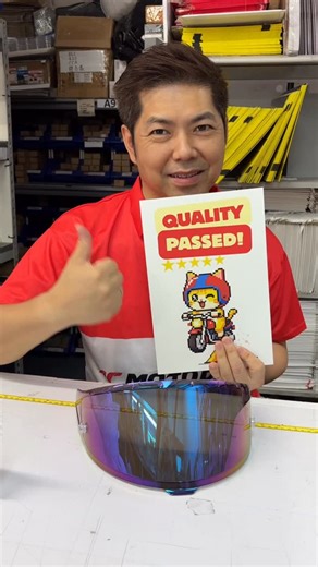 MC Motoparts on Instagram: "MCMotoparts Helmet Visor Quality Inspection — Ensuring Clear Vision for Every Rider 👀🪖 #MCMotoparts, #HelmetVisor, #QualityCheck, #MotorcycleGear, #RiderSafety, #WorkshopLife"