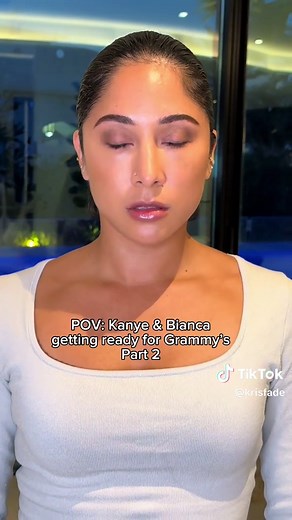 Kanye West and Bianca Censori at the 2025 Grammys