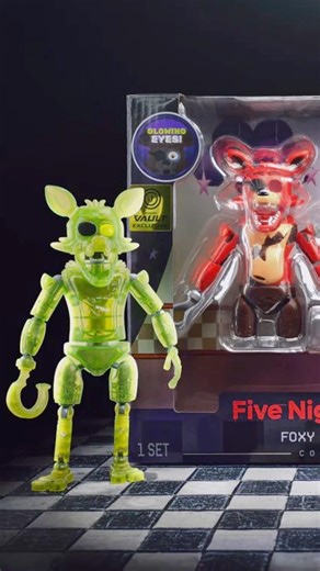 NEW Jazwares vault exclusive Radioactive Foxy figure
