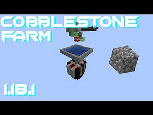 SIMPLE Cobblestone Farm *AUTOMATIC* | Java 1.18.1 | 5,184/hr