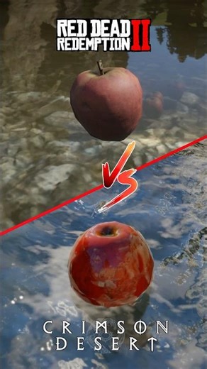 Apples in Water Physics Test: RDR2 Vs Crimson Desert! #rdr2 #crimsondesertgameplay #comparison