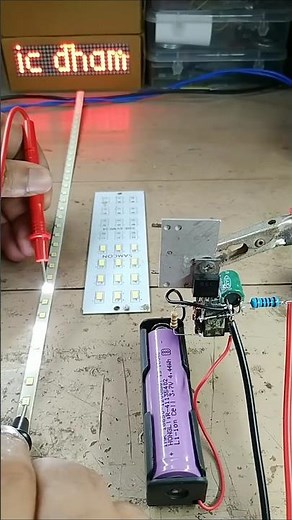 Led Tester / Driver 132v #electric #electronic #experiment #led #diyprojects #diy #led
