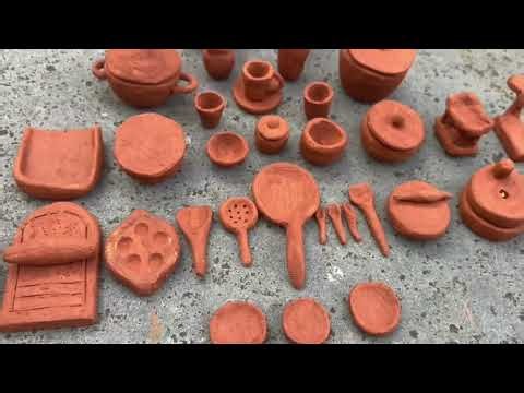 Clay miniatures|How to make clay miniatures at home#trending#viralvideo#clay#mini#miniature#viral
