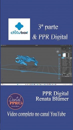 🎥CHITUBOX & PPR Digital - 3ª parte #impressão3d #chitubox #shorts #dicaschitubox #odonto3d