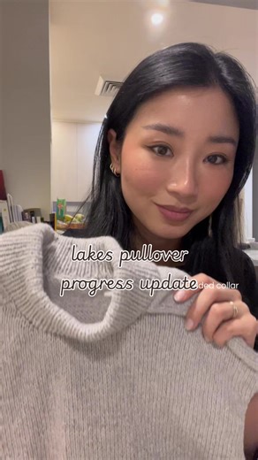 Lakes Pullover Progress Update: Knitting Journey
