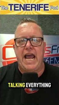 The TENERIFE Pod is coming LIVE on YouTube