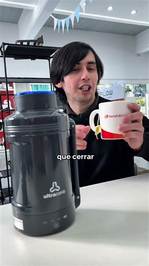 🔥 ULTRACOMB Termo Eléctrico 1 Litro🔥 4 niveles de Temperatura