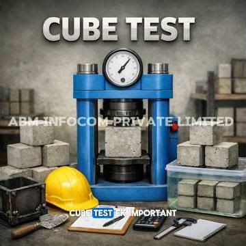 Concrete Cube Testing | Check Concrete Strength & Construction Quality #CubeTesting #abminfocom