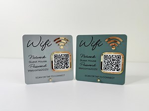 Airbnb VRBO Vacation Rental Wifi Plaque - Etsy