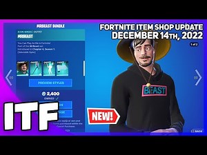 *NEW* MRBEAST IS IN FORTNITE! Fortnite Item Shop December 14th, 2022 (Fortnite Battle Royale)