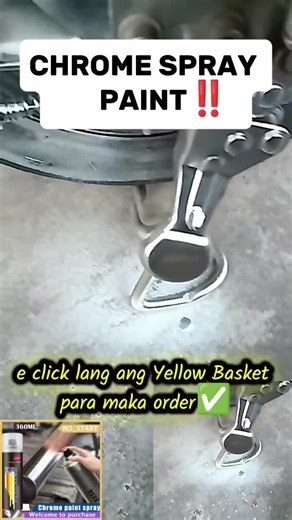 Chrome Spray Paint, Ultimate Spray Paint Hack, you won't believe this chrome spray paint transformation✅✅‼️‼️#chromepaint #carhacks #spraypaint #motorcycletips #diyfroject