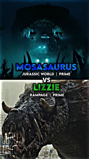 Mosasaurus vs Lizzie