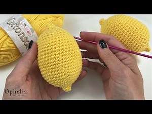 lemon Crochet Tutorial // Lemon Amigurumi Crochet
