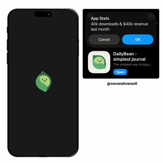 This app with a bean mascot making $40k/month absolutely nails onboarding:Onboarding- Super vivid, with a fun mascot- Full of color and cool animations- Collects key user data- Showcases features while you set things up- Uses reviews for social proofPaywall- Monthly + annual plans- Annual includes a 7 day free trial- If you close the paywall it triggers a “limited time” 77% discountIf you want your app to stand out and be memorable, consider adding a mascot. Start building yours with Anything