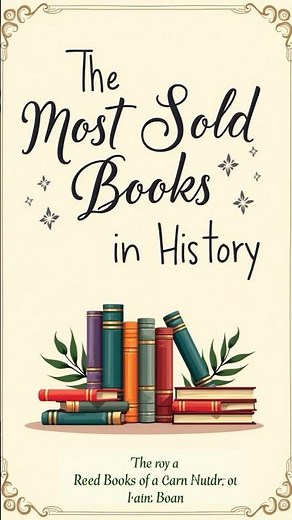 Top 7 Most Sold Books of All Time | Bestselling Books You Must Read #bookshorts #bestsellingbooks