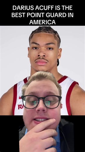 In his last 5, (Duke, Louisville, Fresno, Texas Tech, Queens) Darius Acuff is avg. 19.8 points, 8.2 assists, 1.6 TOs on 36-74 (48.6%) FG & 13-29 (44,8%) ЗP. #razorbacks #collegebasketball #arkansas #sec