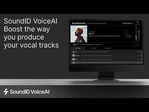 🎙️ SoundID VoiceAI – Own a Signature Vocal in Minutes